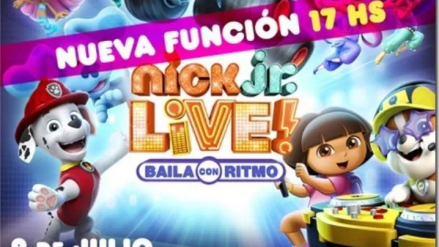 Musical en Antel Arena: Nick Jr y sus amigos prometen una explosión de diversión y energía