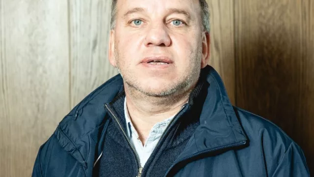 Con Oscar Sagasti, gerente general de Securitas Uruguay