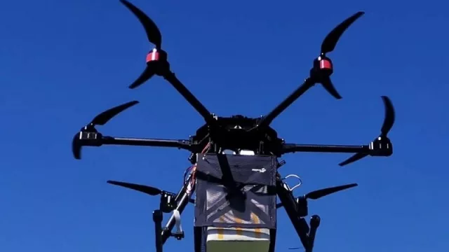 Ahora el delivery llega volando (en La Tahona y alrededores)