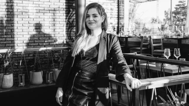 Belén Allegue, sommelier.