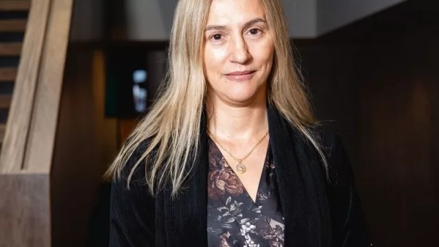 Con Gabriela Olaizaola Techera, gerenta general de grupo Bimbo 