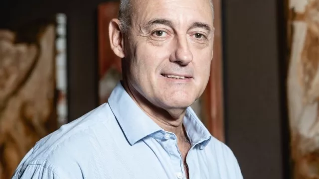 Con Marcelo Caig, Gerente General de Cabal