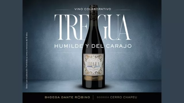 Dame Tregua dijo Dante Robino (y presentó un vino)