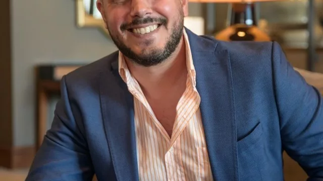 Con Pablo Calvete, Director de Freixenet