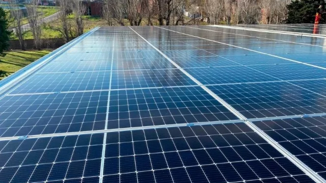 Monte Cudine sin protector solar (la empresa cambió su matriz energética)