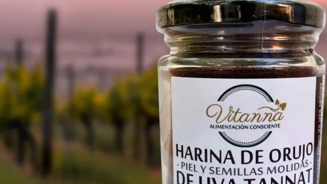 Vitanna recolectó este año 24.000 kilos de orujo para su exitosa harina de vino (y ya sueña con la exportación)