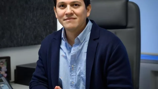 Con Allan Barbachan, director de Requiro