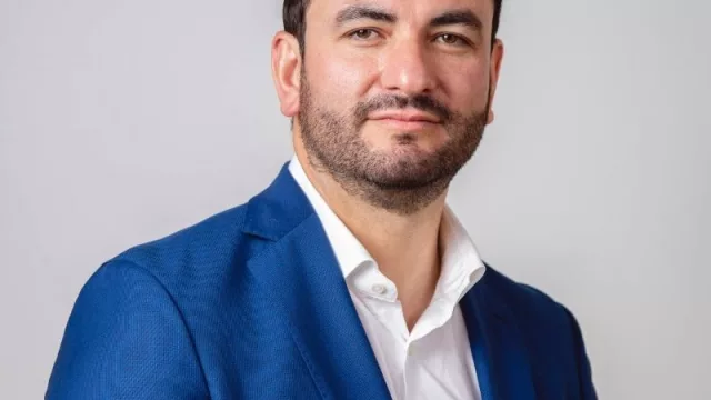 Con Rafael Lagos, gerente general en Uruguay de Plastipak