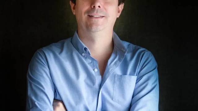 Con el director de Opticarnes, Michel Decker