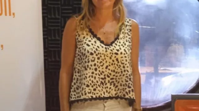 Con la gerente de Joyería Revello Ximena Revello