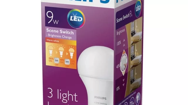 Llegó una bombita que cambia el escenario de tu casa con tres tipos de luz sin tener que instalar nada (Electro Palace trajo la lamparita Philips SceneSwitch)