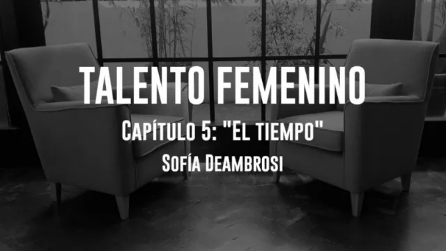 “El Tiempo” de la pasión y el talento de Sofía Deambrosi   