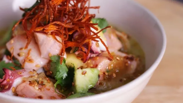 Sábado de Ceviche Mediterráneo con Pez Globo