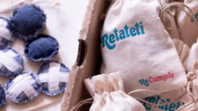 De cotillón descartable a producto de triple impacto (Recumple le sigue dando vida a los sobrantes de una fiesta)