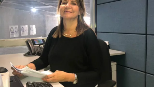 Con Macarena Caldeyro de FedEx