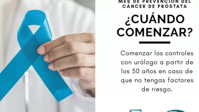 Este es el mes del hombre y es azul (a realizarse los controles médicos)