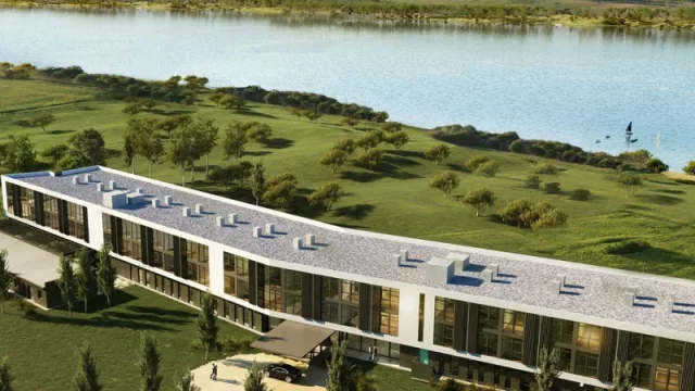 El hotel modular Midland en Paso de los Toros primero para UPM2 (luego será un all inclusive vacacional)