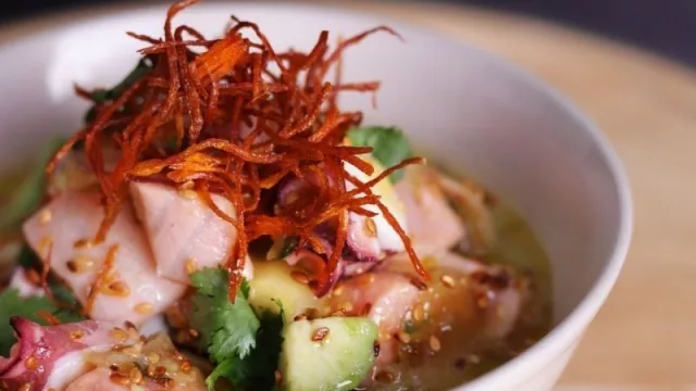 Sábado de Ceviche Mediterraneo con Pez Globo