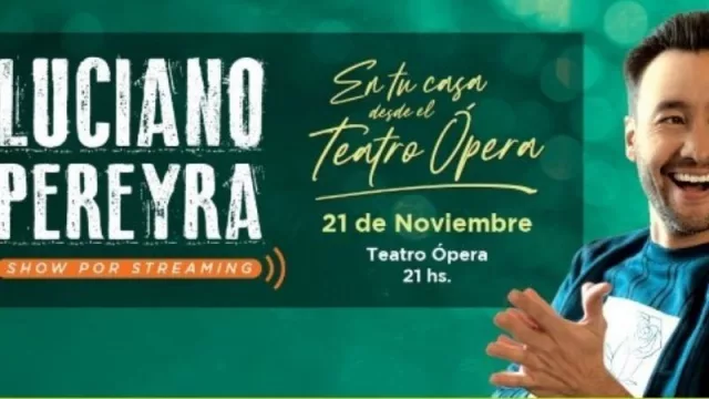 Show exclusivo de Luciano Pereyra