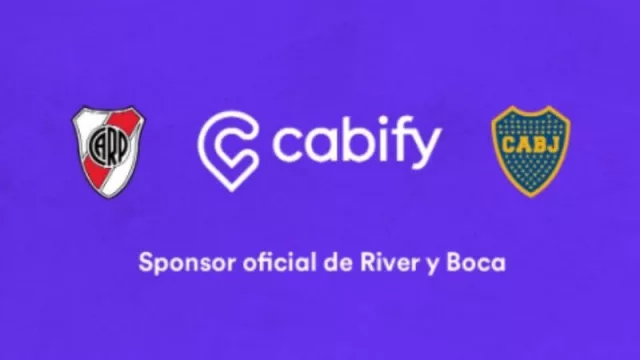¡Nuevo sponsor para River y Boca! Cabify, es la app encargada de mover la pasión de los más grandes en la vuelta del fútbol