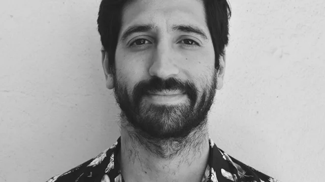 Con el director creativo de la agencia Patricio, Sebastián Motta