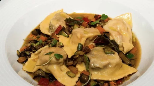 Almorzamos con Eduardo Fernández y Santiago Maccio