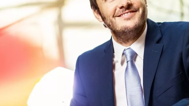 Con Juan Pablo Lara, director de Randstad Uruguay