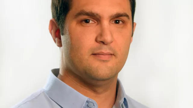 Con el responsable local de Satellogic, Fabricio Borsellino 