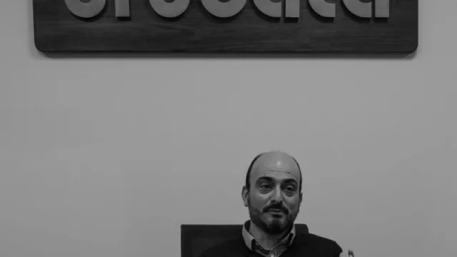 Con Fernando Martínez, gerente general de Urudata