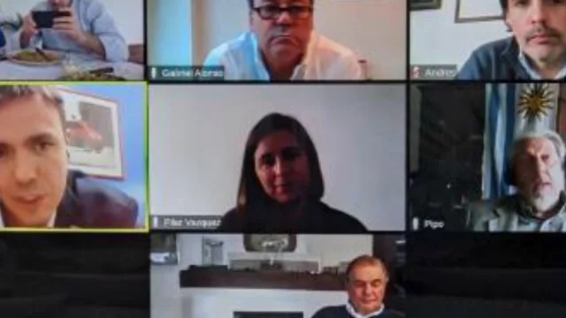 Almorzamos con los ejecutivos Arnaldo Castro, Gerardo Zambrano, Andrés Gil y Gabriel Alonso