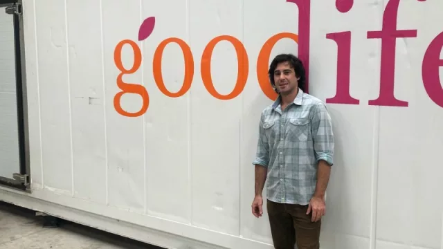 Con el director comercial de Goodlife, Jonathan Sasson