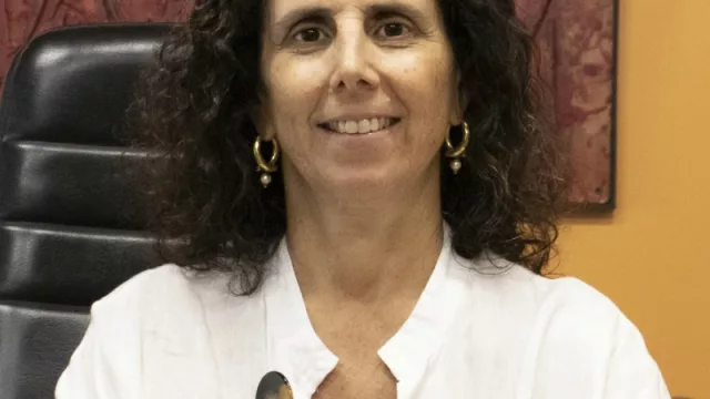 Con la directora de Goldfarb SA, Sylvina Bluth