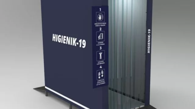 Por US$ 1.800 podés tener una cabina de desinfección inteligente (el ingenio uruguayo que genera negocios)