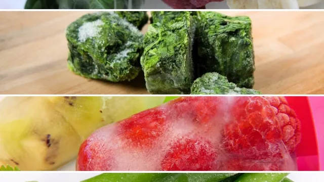 ¿Podemos congelar todas las frutas y verduras?