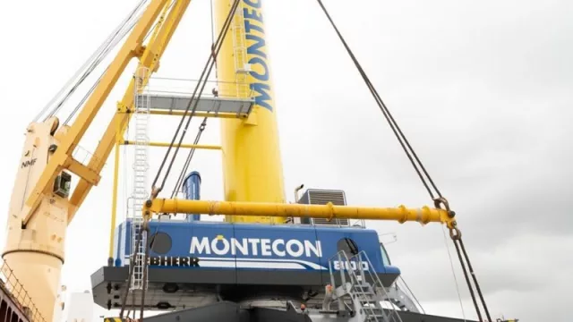 La operación de Montecon cayó entre 5% y 10% (por la caída de demanda china)