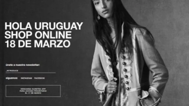 Cuenta regresiva para Zara online en Uruguay
