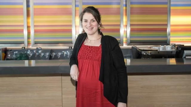 Con Lorena Perecmanas de Arpelli 