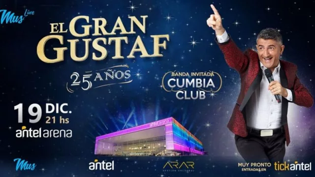 El Gran Gustaf celebra 25 años de trayectoria en el Antel Arena