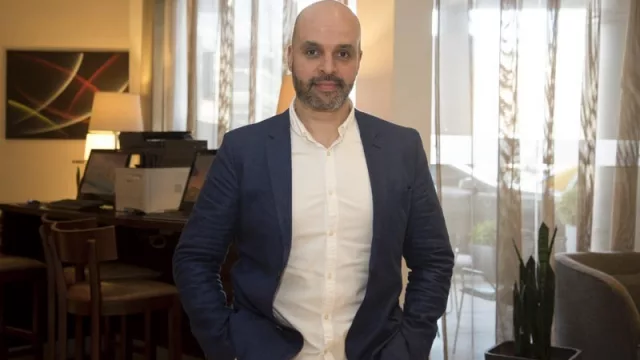 Con Gabriel Cáceres de GNS