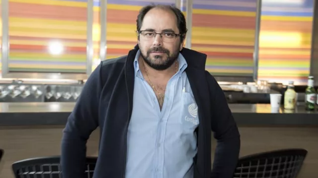 Con Marcelo Romero de Cortiluz