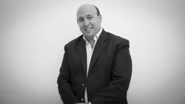 Stiller con su gerente general Marcos Taranto