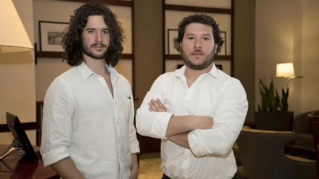 Con Andrés e Ignacio Gambin de Umami Sushi