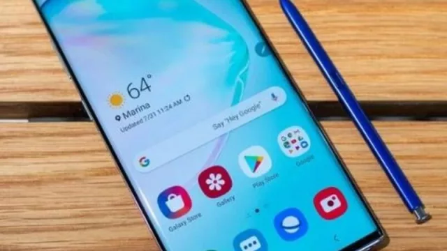 Samsung Galaxy Note10 en acción