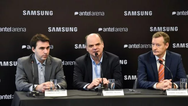 Samsung Uruguay sella alianza estratégica con ANTEL por sponsoreo de Antel Arena