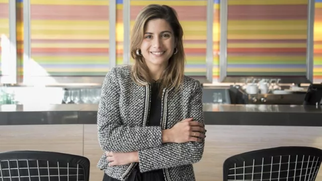 Con Magdalena Cazes, gerenta de Via Sono