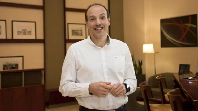 Con Carlos Gutiérrez, director de Zureo