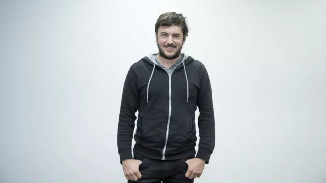 Con Daniel Baldi, gerente de Fundación Celeste