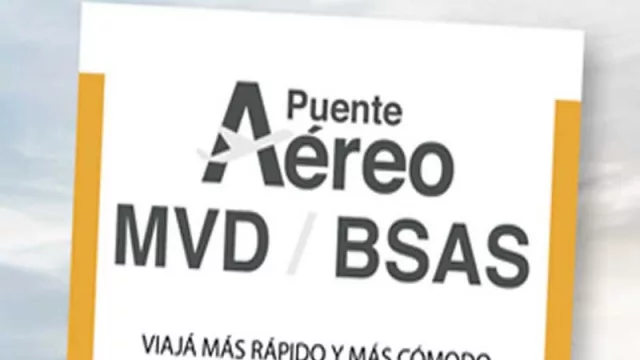 Beneficios en el aire entre Montevideo y Buenos Aires