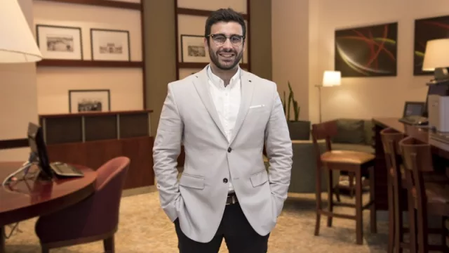 Con Ignacio Pérez, gerente general de QDC