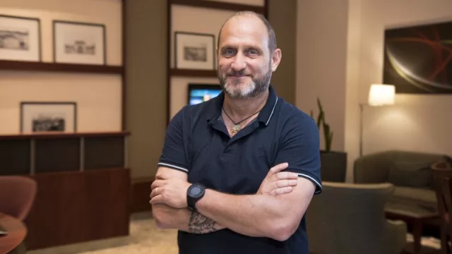 Con Gustavo Iojes y Betina Kronenberg, directores de BTU